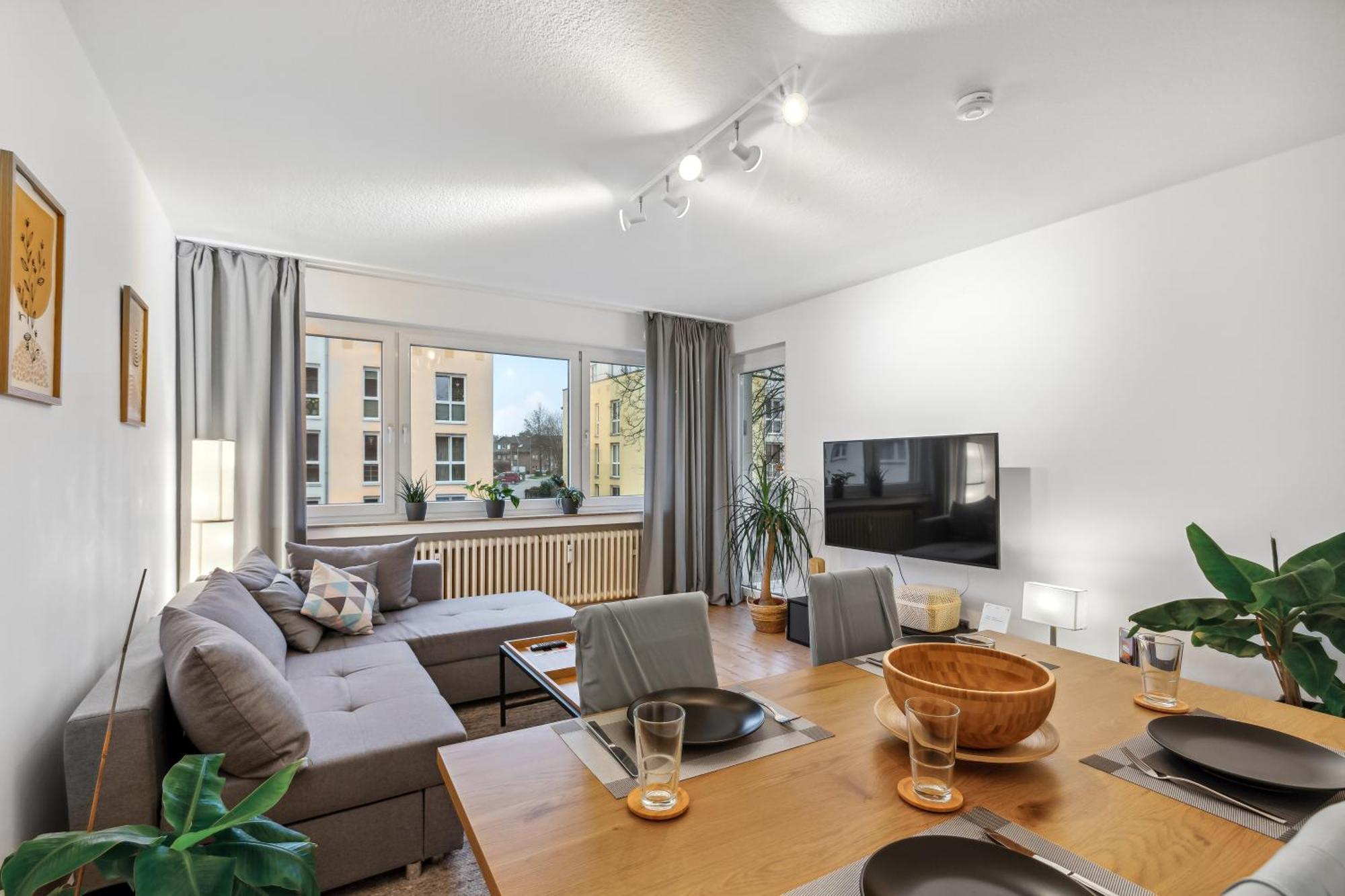 3 Zimmer, 68Qm, Parkplatz, Messe Dus, Logport, Duisport Duisburg Kültér fotó