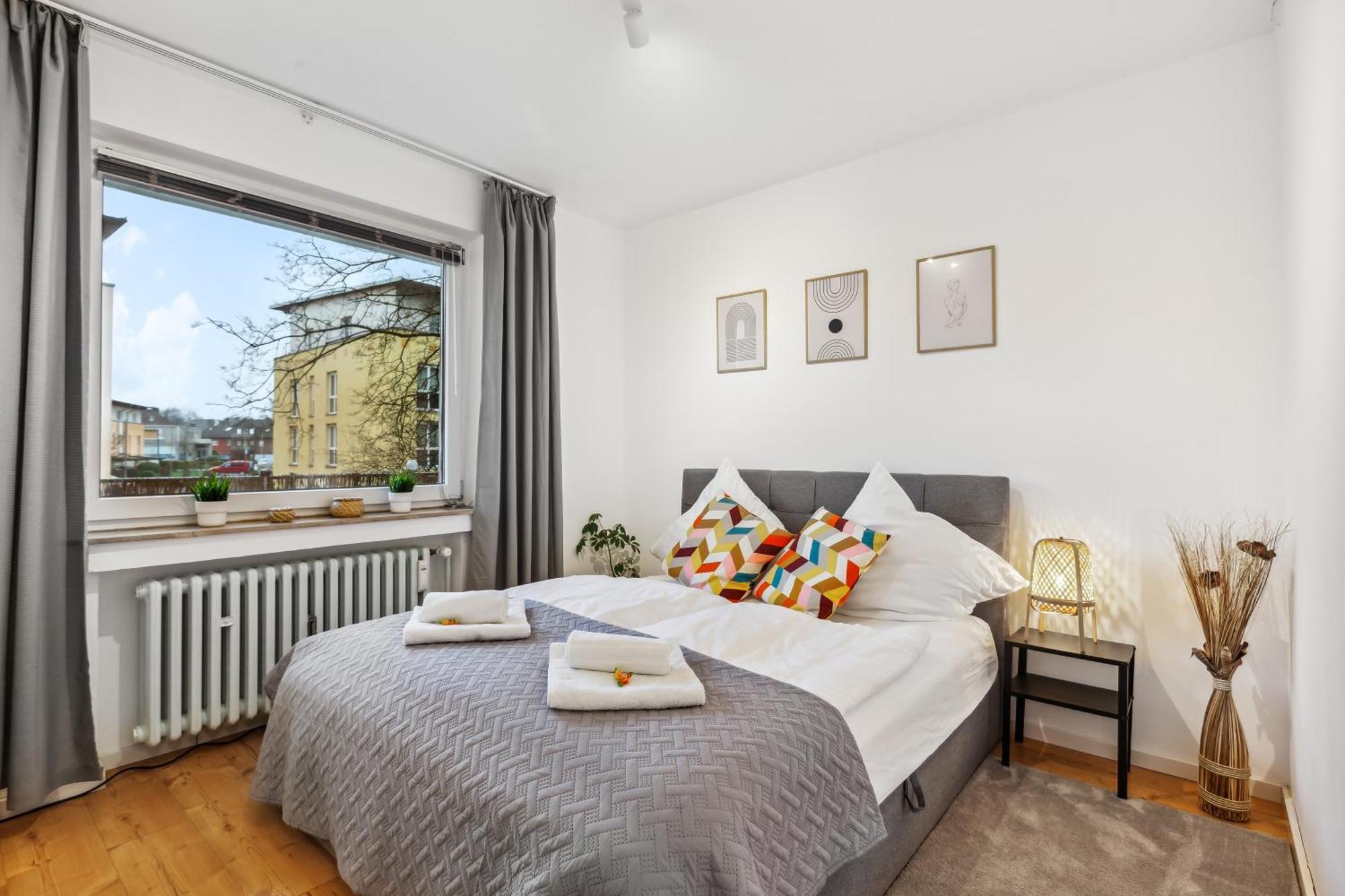 3 Zimmer, 68Qm, Parkplatz, Messe Dus, Logport, Duisport Duisburg Kültér fotó